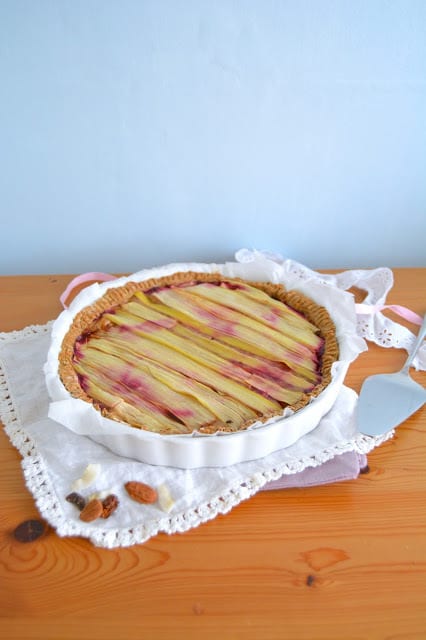 recette de la tarte rhubarbe